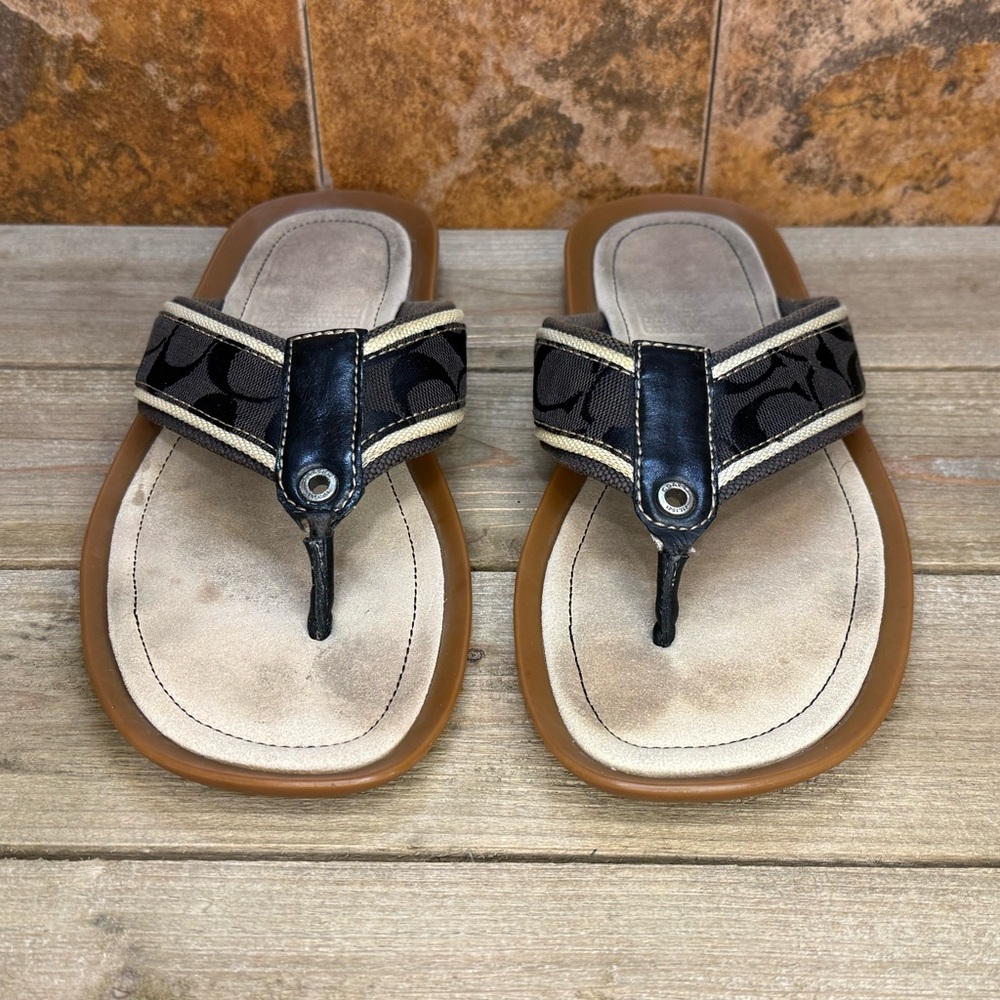 Coach signature Morrison flip flops - Picture 2 of 7
